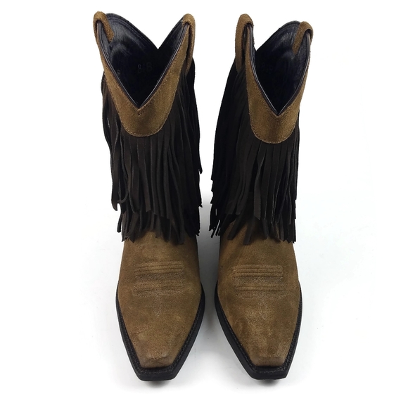 Ariat Gold Rush Fringed Western Cowgirl Boots - Picture 2 of 8